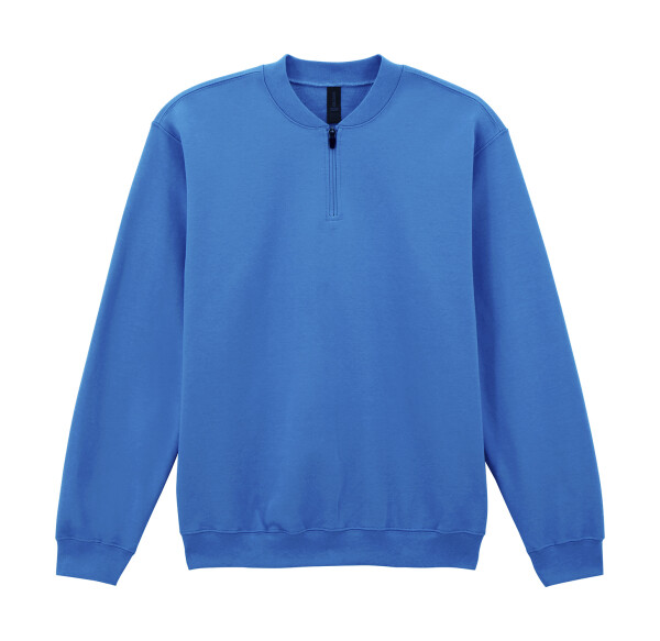 Softstyle Mittelschweres Fleece-Sweatshirt für Erwachsene mit 1/4-Reißverschluss