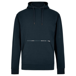 Piqué-Hoodie mit Reißverschlusstasche - Reklamnepredmety