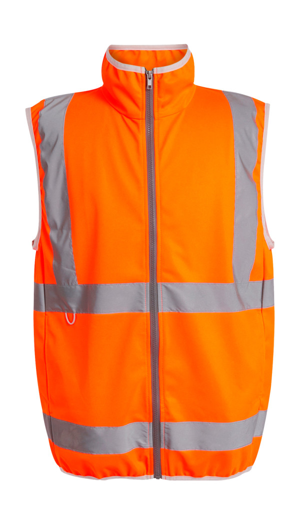Pro Hi-Vis Weste mit durchgehendem Reißverschluss