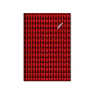 Notizbuch ELEGANT RED - Reklamnepredmety