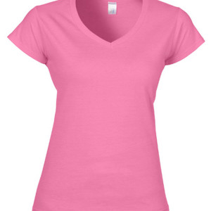 G64V00L Softstyle® Ladies´ V-Neck T-Shirt - Reklamnepredmety