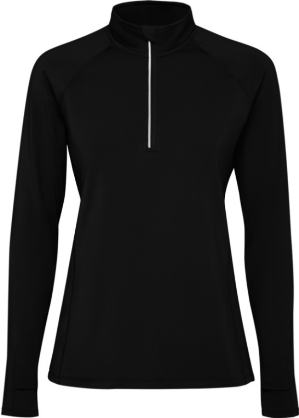 Langärmliges Sweatshirt mit halbem Reißverschluss für Damen Estambul