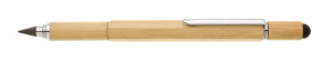 ATREZO Multifunktionaler Bambusbleistift 6-in-1 in Papierbox - Reklamnepredmety