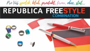 REPUBLICA FREESTYLE Kugelschreiber Kunststoff - Reklamnepredmety