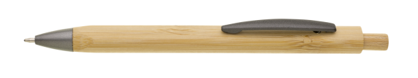 TRILO dreieckiger Kugelschreiber aus Bambus und Metall
