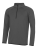 JC031 Mens Cool 1/2 Zip Sweat - JC031_Charcoal-(Solid)_Jet-Black - variant Ls 1000078558