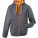 JN354 Ladies´ Doubleface Jacket - JN354-Carbon-Orange - variant Ls 1000088296