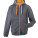JN355 Men´s Doubleface Jacket - JN355-Carbon-Orange - variant Ls 1000088354