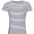 L01398 Men`s Round Neck Striped T-Shirt Miles - L01398-White-Navy - variant Ls 1000112786