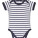 L01401 Baby Striped Bodysuit Miles - L01401-White-Navy - variant Ls 1000112838