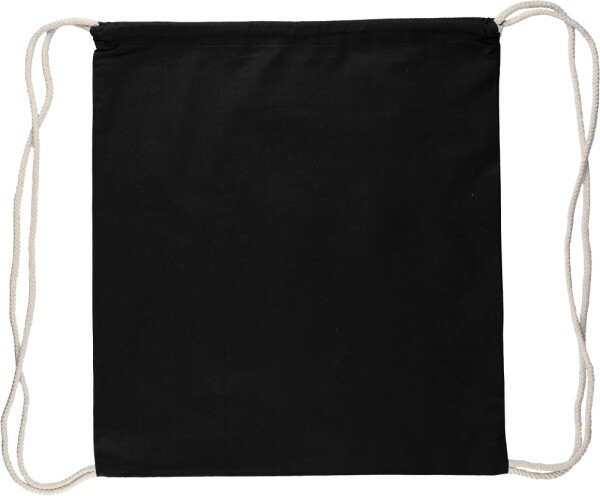 Oeko-Tex cotton (140 gsm) drawstring backpack Bridget