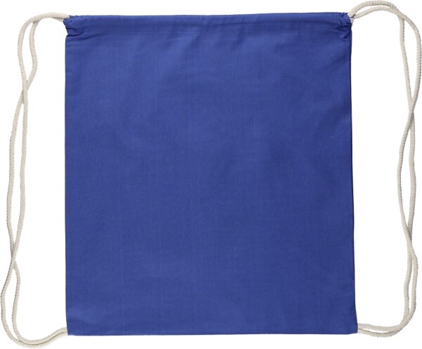 Oeko-Tex cotton (140 gsm) drawstring backpack Bridget