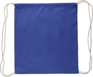 Oeko-Tex cotton (140 gsm) drawstring backpack Bridget - Reklamnepredmety