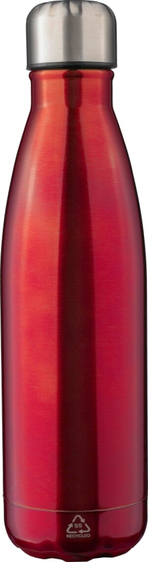 Recycled stainless steel double-walled flask 500 ml Clifford - Reklamnepredmety