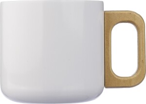 Recycled stainless steel double-walled mug 400 ml Dwight - Reklamnepredmety