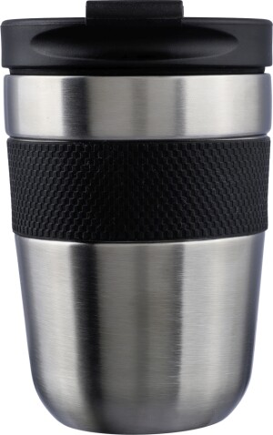 Stainless steel double-walled drinking mug 300 ml Keith - Reklamnepredmety