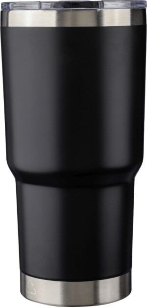 Stainless steel double-walled drinking mug 590 ml Arnold - Reklamnepredmety