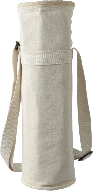 Recycled cotton (270 gsm) bottle cooler bag Eugene - Reklamnepredmety