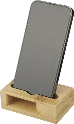 Bamboo phone stand Albert - Reklamnepredmety