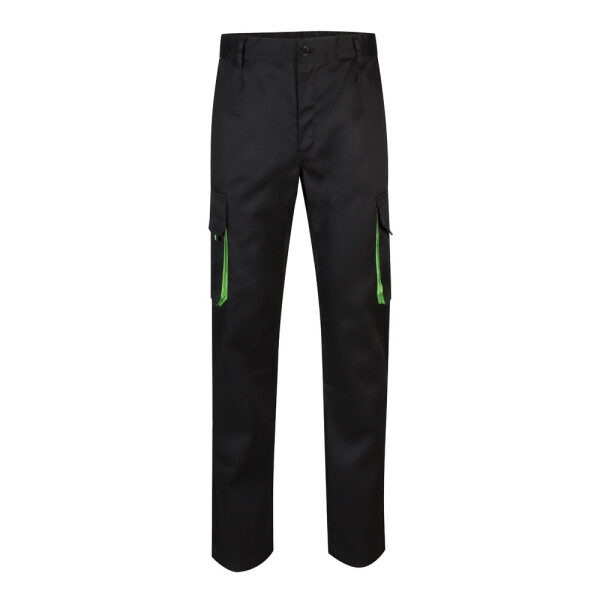 VL HYPNOS. Zweifarbige Twill-Hose mit mehreren Taschen (200 g/m²)
