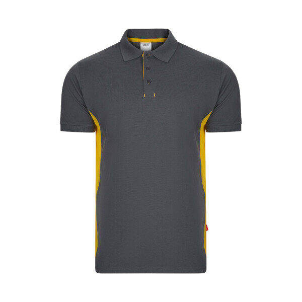 VL SUPAY. Zweifarbiges Piqué-Poloshirt (180 g/m²), kurzärmelig