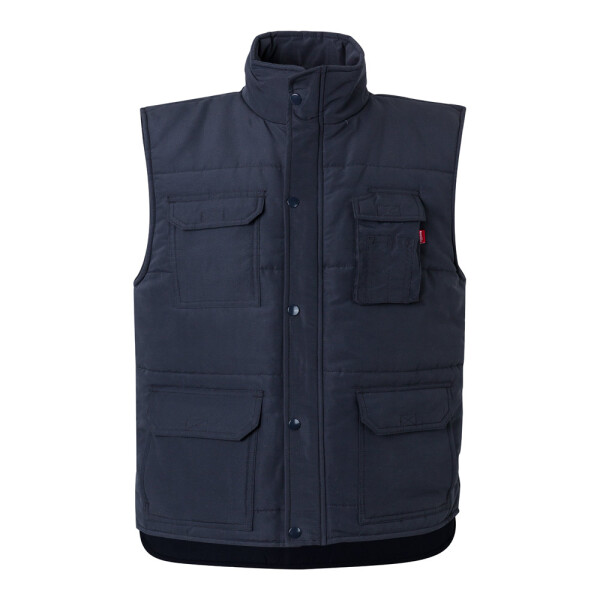 VL MEFITIS. Steppweste mit mehreren Taschen (220g/m²)