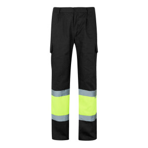 VL ATHENA. Zweifarbige Hose aus Twill (210 g/m²), gefüttert, mit mehreren Taschen - Reklamnepredmety