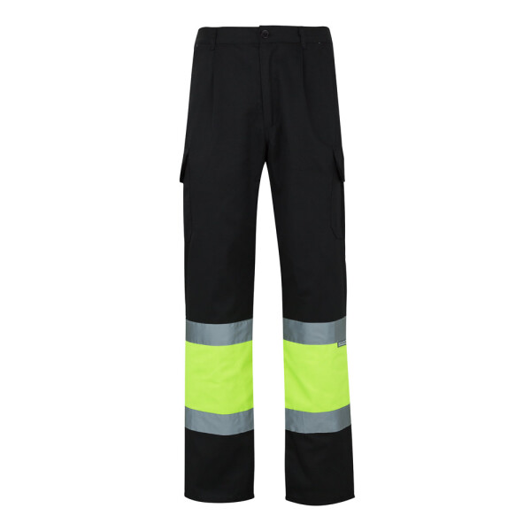 VL POSEIDON. Zweifarbige Twill-Hose mit mehreren Taschen (210 g/m²)