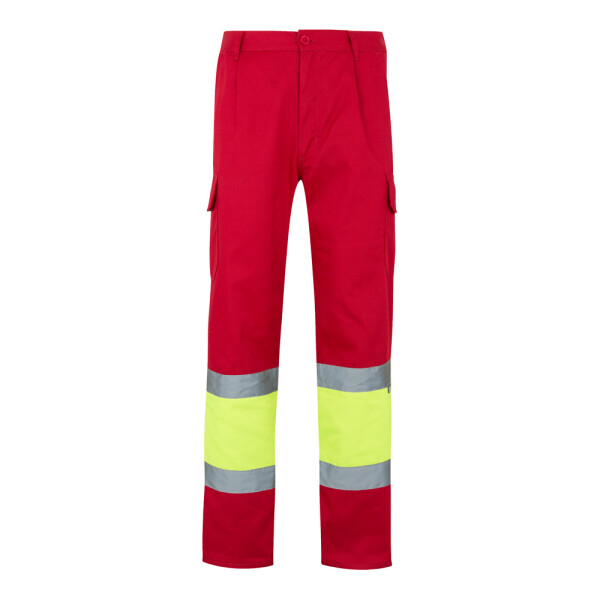 VL POSEIDON. Zweifarbige Twill-Hose mit mehreren Taschen (210 g/m²)