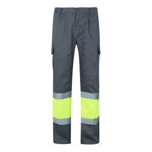 VL POSEIDON LARGE. Zweifarbige Twill-Hose mit mehreren Taschen (210 g/m²) - Reklamnepredmety