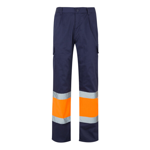VL POSEIDON LARGE. Zweifarbige Twill-Hose mit mehreren Taschen (210 g/m²)
