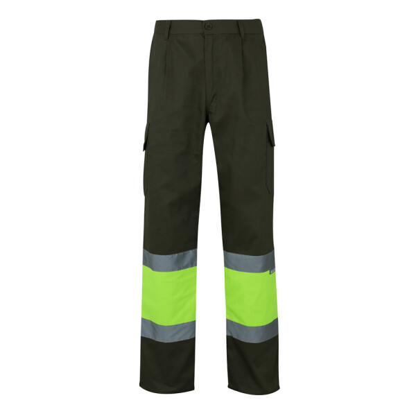 VL POSEIDON LARGE. Zweifarbige Twill-Hose mit mehreren Taschen (210 g/m²)
