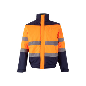VL JUPITER. Zweifarbige Steppjacke (180g/m²) aus Polyester (100%) mit PU-Beschichtung - Reklamnepredmety