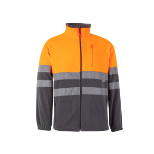 VL EROS. Zweifarbige Fleecejacke (280g/m²), aus Polyester (100%) - Reklamnepredmety