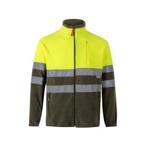 VL EROS. Zweifarbige Fleecejacke (280g/m²), aus Polyester (100%) - Reklamnepredmety