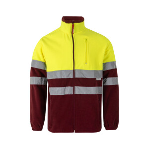 VL EROS. Zweifarbige Fleecejacke (280g/m²), aus Polyester (100%) - Reklamnepredmety