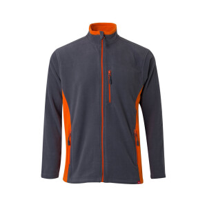 VL GERAS. Zweifarbige Fleecejacke (220g/m²) aus Polyester (100%) - Reklamnepredmety