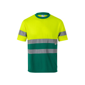 VL BRAHMA. Zweifarbiges technisches T-Shirt mit Bird-Eye-Design (140 g/m²), aus Polyester (100%) - Reklamnepredmety