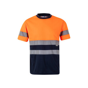 VL BRAHMA. Zweifarbiges technisches T-Shirt mit Bird-Eye-Design (140 g/m²), aus Polyester (100%) - Reklamnepredmety