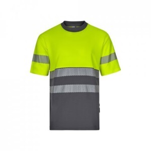 VL BASTET. Zweifarbiges T-Shirt aus Piqué (150 g/m²), aus Baumwolle (55 %) und Polyester (45 %) - Reklamnepredmety