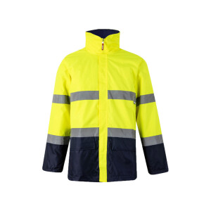 VL THEMIS. Zweifarbiger Parka (190g/m²), aus Polyester (100%), mit PU-Beschichtung - Reklamnepredmety