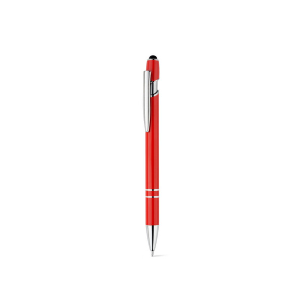 NEIL. Kugelschreiber mit Gehäuse aus recyceltem Aluminium (100% rAL) und Touch-Pen Druckknopf