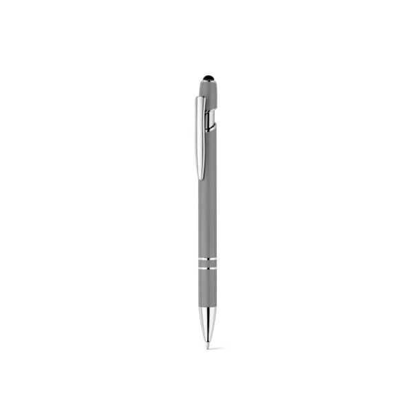 NEIL. Kugelschreiber mit Gehäuse aus recyceltem Aluminium (100% rAL) und Touch-Pen Druckknopf