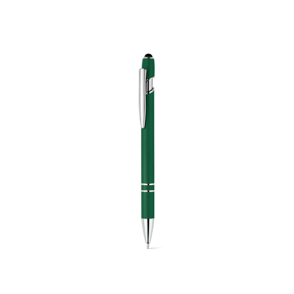 NEIL. Kugelschreiber mit Gehäuse aus recyceltem Aluminium (100% rAL) und Touch-Pen Druckknopf
