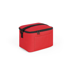CANCUN. Kühltasche aus recyceltem 600D-Polyester mit verstellbarem Gurtband - Reklamnepredmety