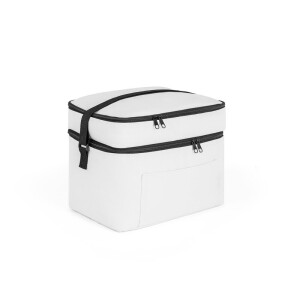 CANCUN LARGE. Kühltasche aus 600D, recyceltem Polyester, mit verstellbarem Gurtband - Reklamnepredmety