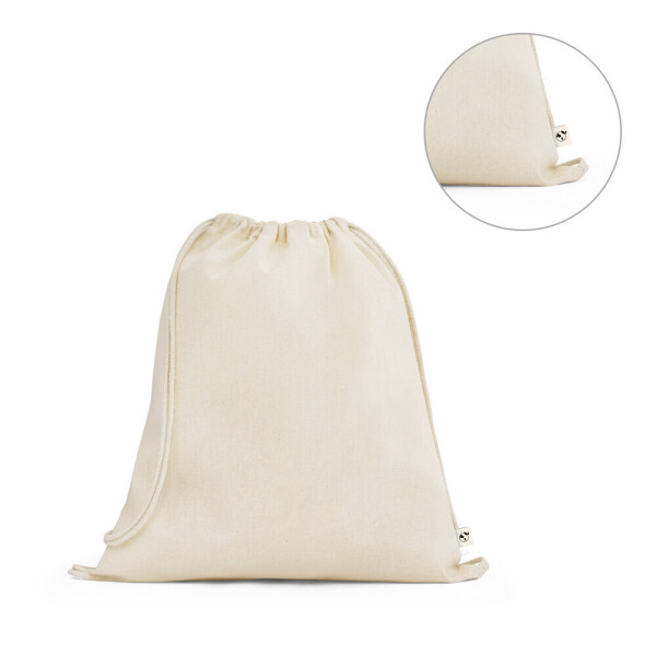 BELIZE. Turnbeutel aus 100% organische Bauwolle (140 g/m²)