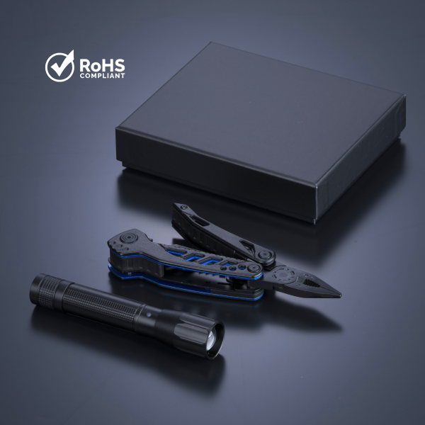 OPTIMA-SET I: MULTITOOL UND MITTLERE TASCHENLAMPE