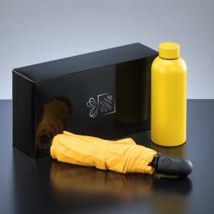 ACTIVE SET: THERMALWASSERFLASCHE UND AUTOMATIKSCHIRM - Reklamnepredmety