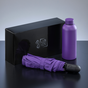 ACTIVE SET: THERMALWASSERFLASCHE UND AUTOMATIKSCHIRM - Reklamnepredmety